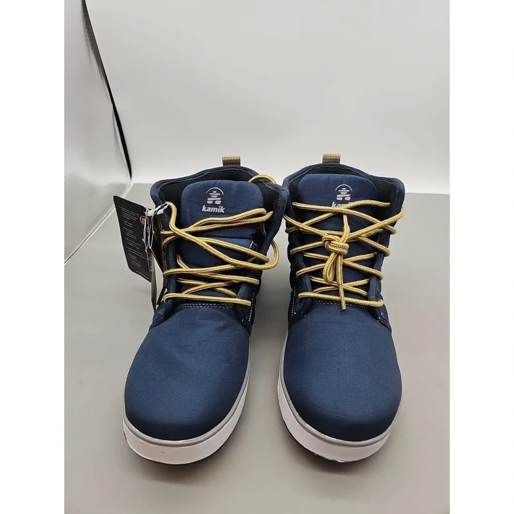 NEW Kamik Spencern Mens 8 Winter Boots -30C Blue Waterproof Insulated Vibram